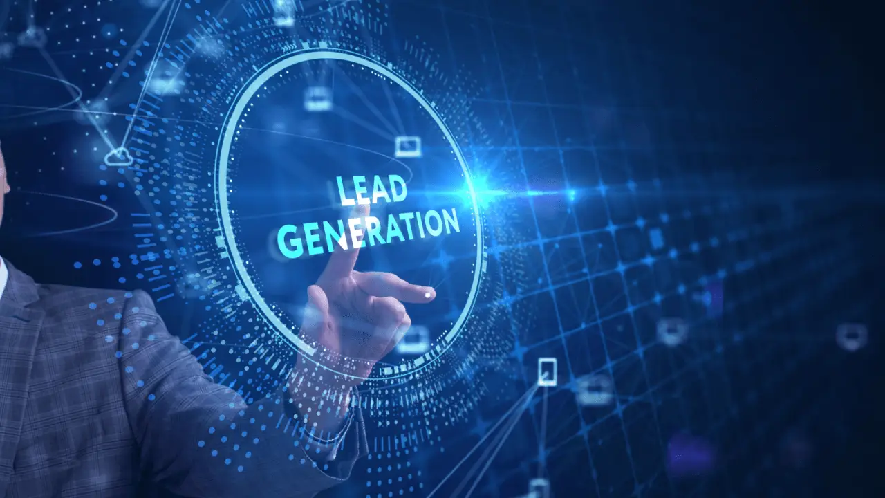 Geo targeted legal leads digital technology interface with business professional selecting lead generation